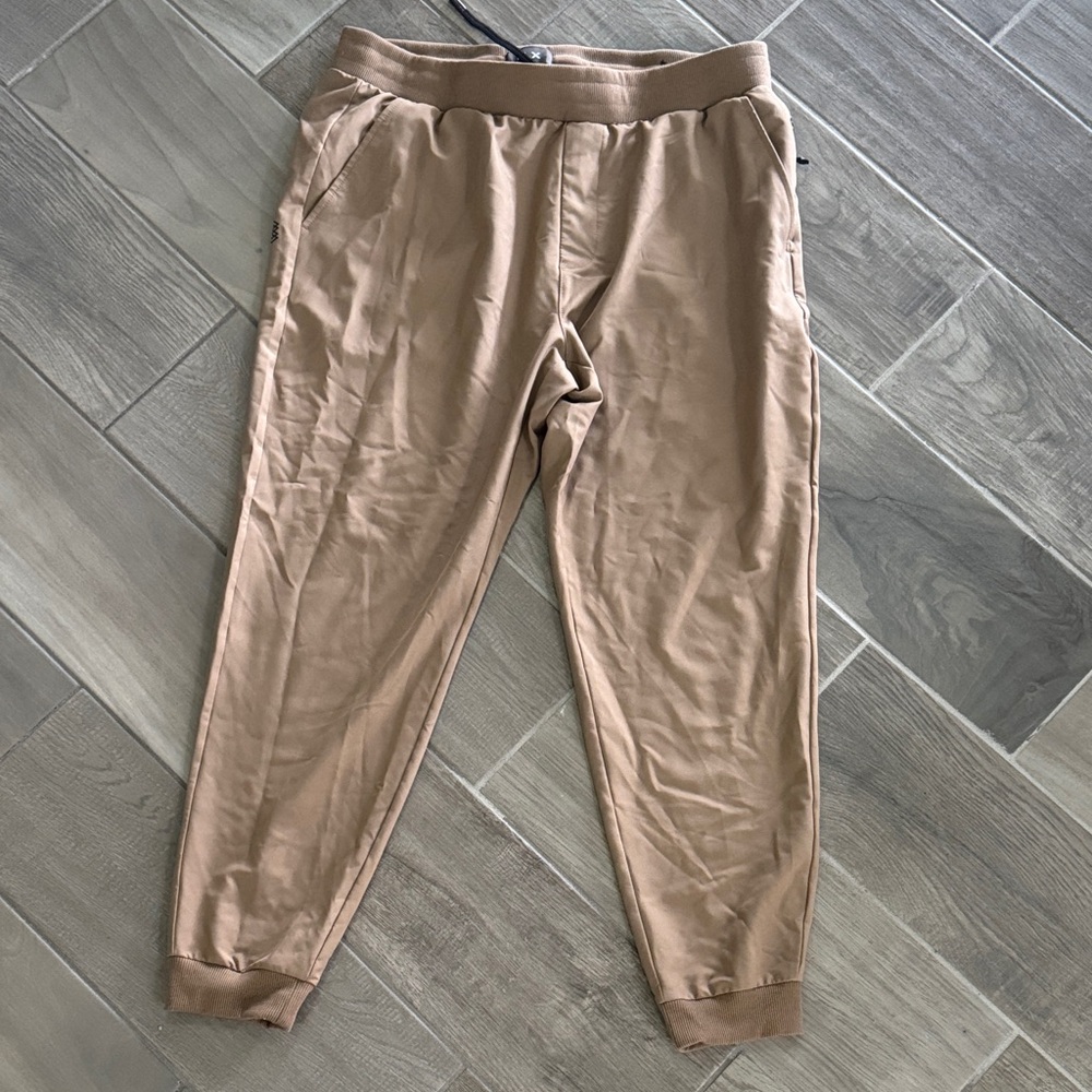 Men's Casual Tan Jogger Pants